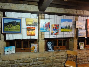 Exposition - Vitrine de Warcq - 2017 - les artistes de l’atelier de Flo