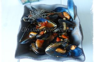Moules à la Provençale (version sans poivrons)