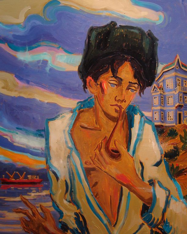 Obras del artista Gonzalo Ilabaca disponible a la venta en la Galeria de Arte Bahía Utópica de Valparaiso