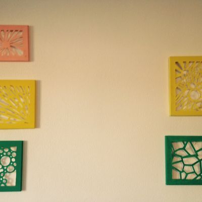 Une déclinaison de tableaux canvas