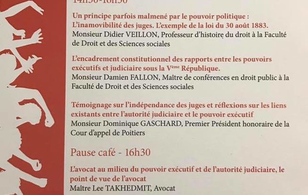 Pouvoir exécutif et autorité judiciaire : la question de l’indépendance de la Justice