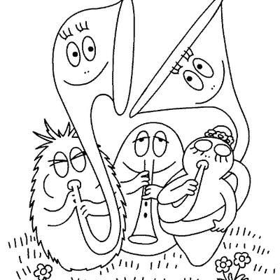 50 coloriages de Barbapapa #2 [Coloriage]