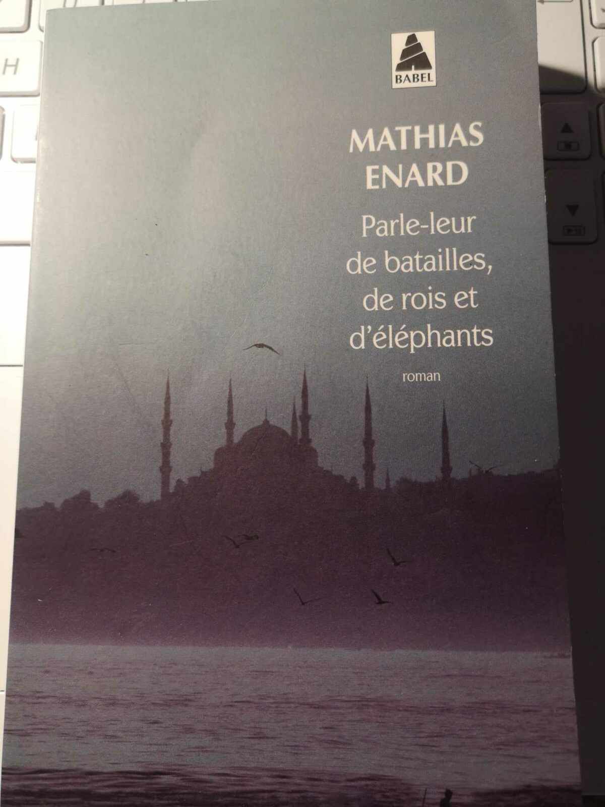 Dosette lecture n°98 Mathias Enard Parle-leur batailles, rois d’éléphants. ange passe chapelle Sixtine