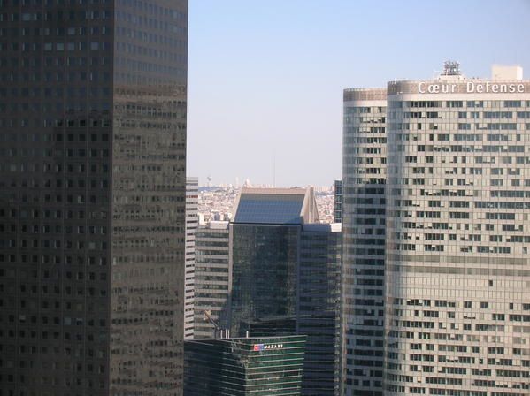 Photos panoramiques depuis le toit de la Grande Arche