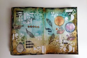 Art journal Page "Steampunk"