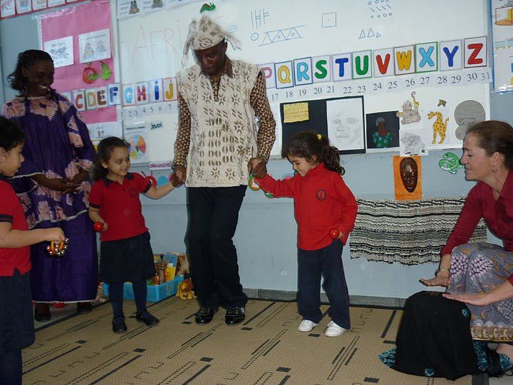 Visite de Sandra et Kevin dans la classe de Katty