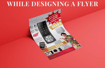 5 mistakes to avoid while designing a Flyer