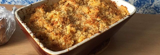 Gratin Mac and Cheese Carotte Curry