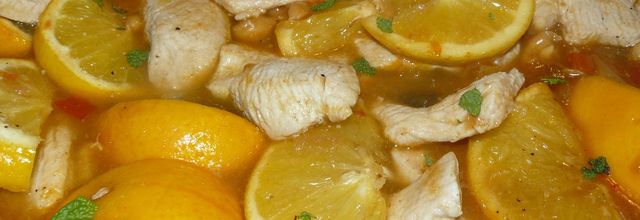 dinde à la marocaine (cours de cuisine mai 2018)