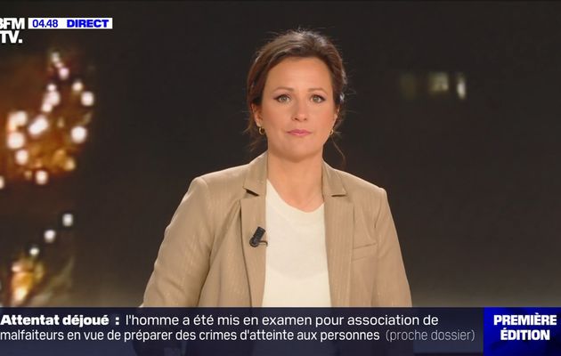 Pauline Pioche Première Edition BFM TV le 21.03.2024