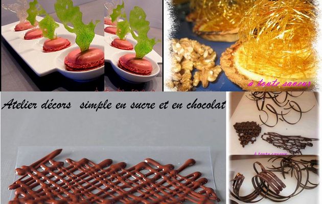 démonstration thermomix et atelier décors en sucre et en chocolat
