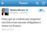 Nadine Morano y va fort avec les maires qui ne respectent pas la loi