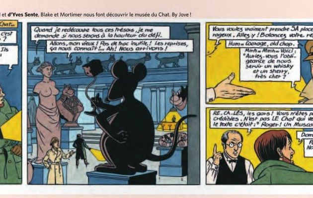 Blake and Mortimer in Le Chat by Sente and Juillard