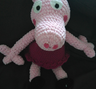 Amigurumi peppa pig