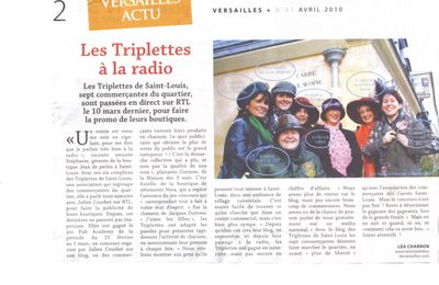 Les triplettes dans le journal