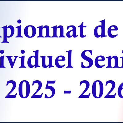 CHAMPIONNAT DE FRANCE INDIVIDUEL SENIOR+ Phase-1 MAJ 3/10