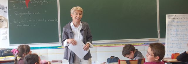 SOPHIE DELONG A LA RENCONTRE DES ECOLIERS