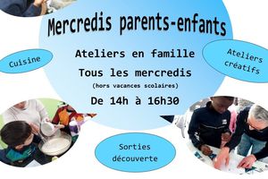 Mercredis Parents-enfants : Au programme des prochaines semaines 😉