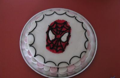 Gateau spiderman