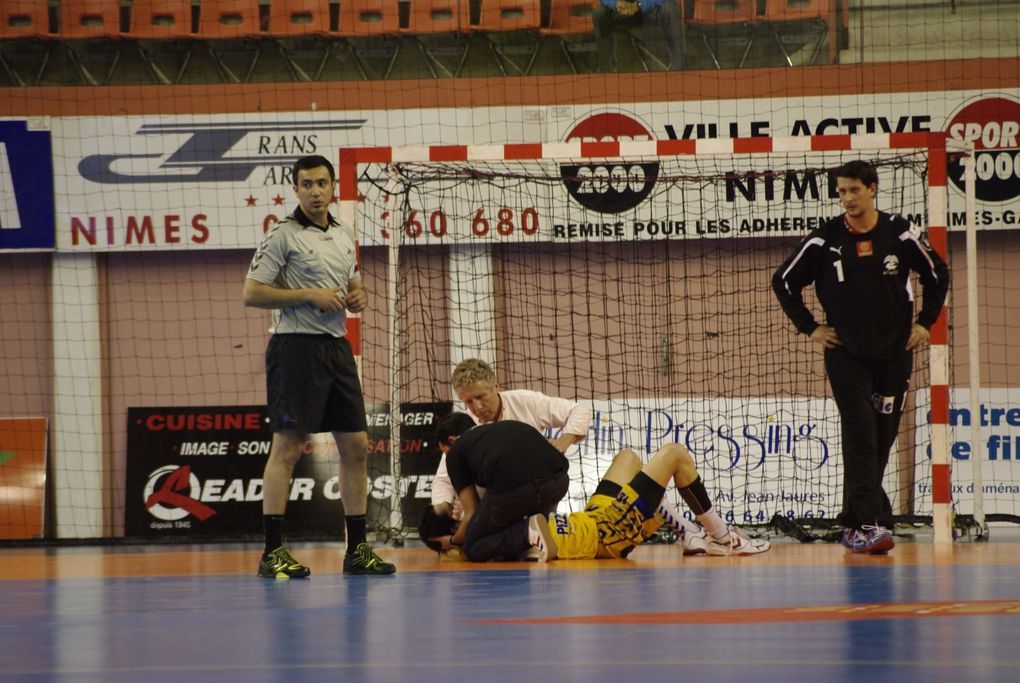 Match de Handball du 30 mars 2012 au Parnasse à Nîmes - Un match sous haute tension...