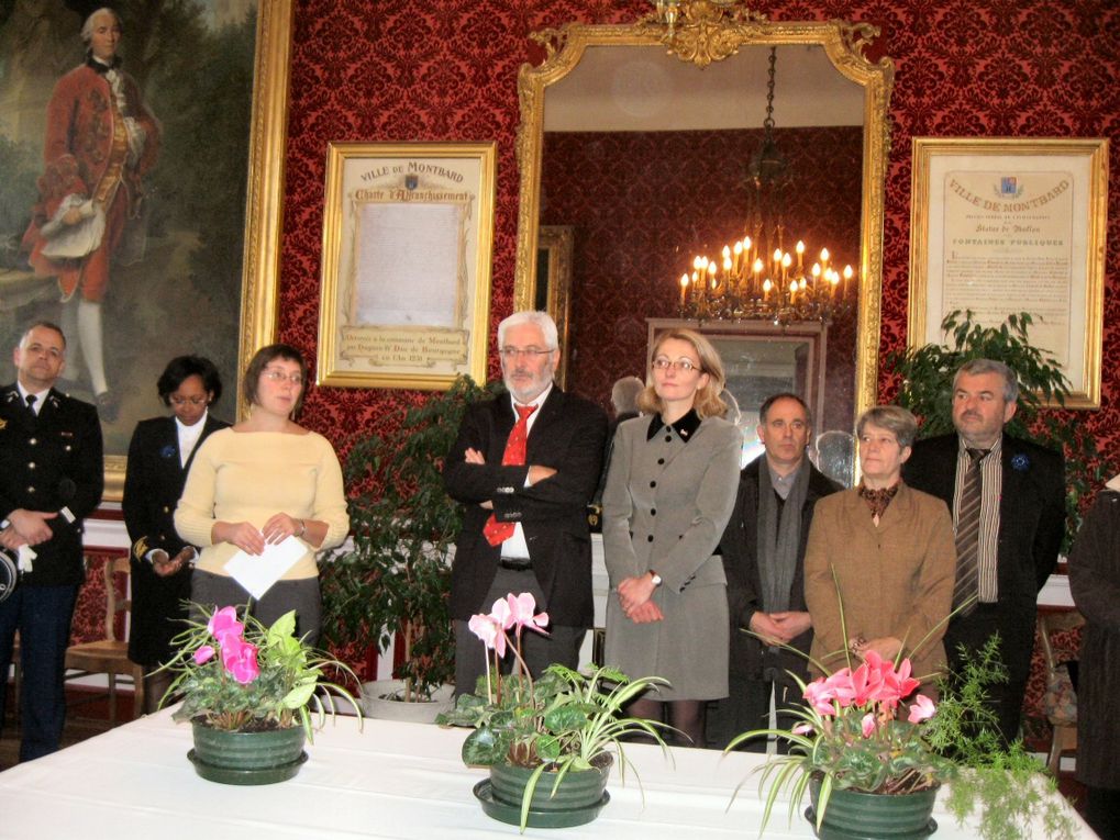 photos de la cérémonie du 11 novembre à Montbard