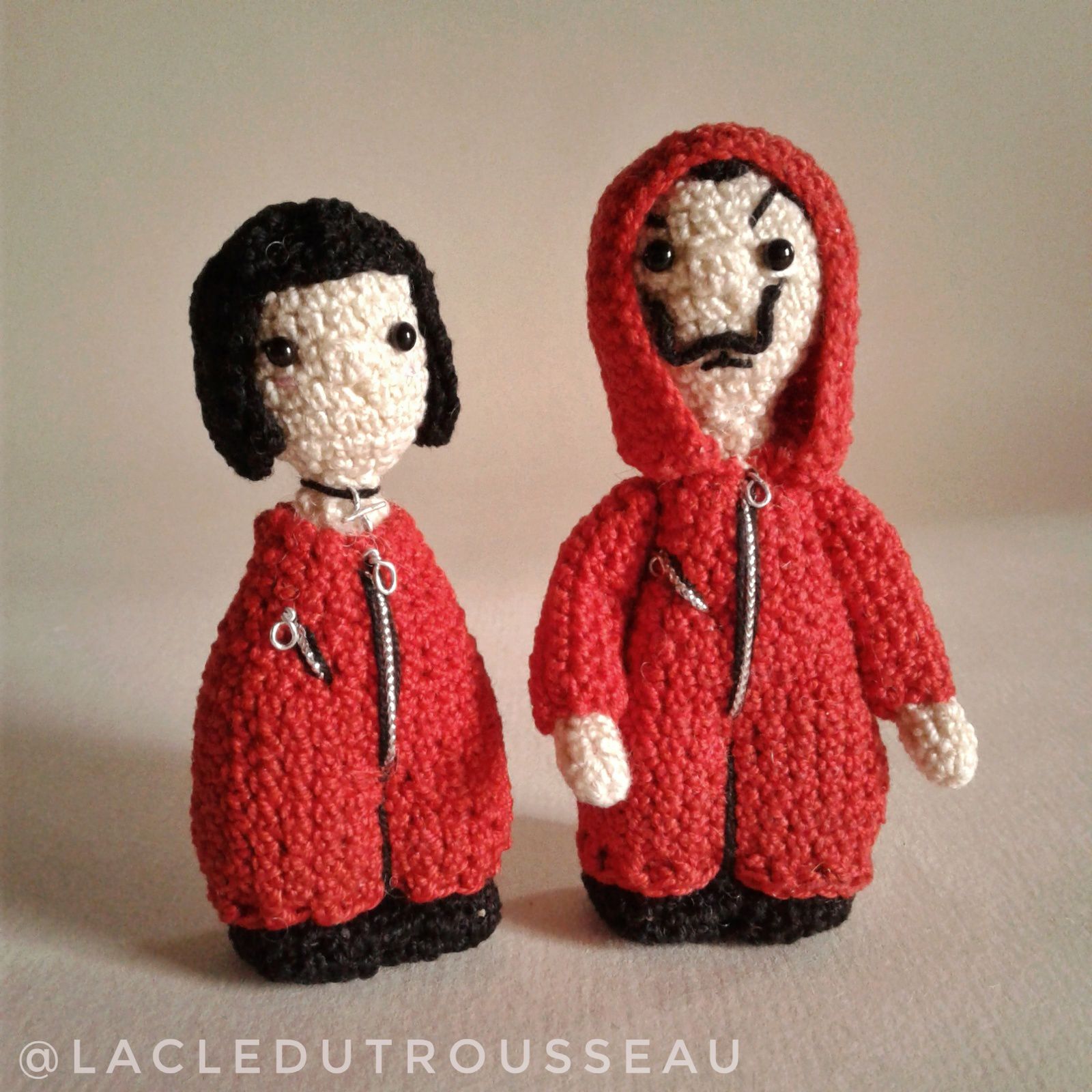 Crochet doll, casa de papel, miniidole, french crochet, netflix, Tokyo