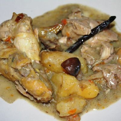 Blanquette de Poulet à la vanille (Omnicuiseur et poulet fermier)