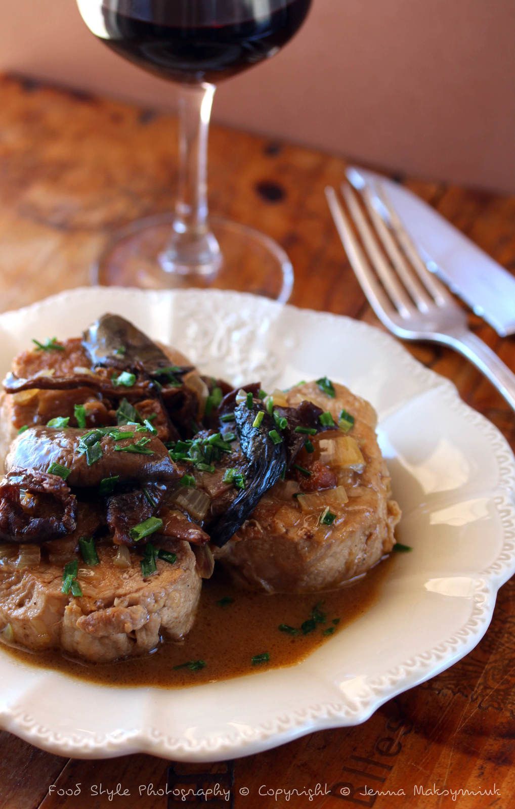 Filet mignon aux champignons de bois