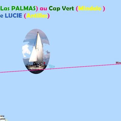 "TRANSAT" avec l'ARC + (via Cap Vert) jusqu'à Ste LUCIE (Antilles)