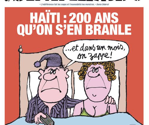 Haïti : la Une de Charlie Hebdo et de Siné Hebdo (20 janvier)