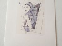 encadrement Belafonte gravure emma leaonard- charlotteblablablog