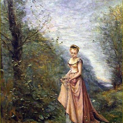 Le printemps et les femmes par les peintres -  Jean-Baptiste Camille Corot (1796-1875)