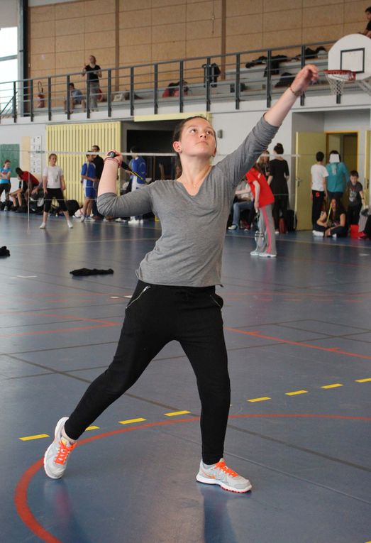 BADMINTON Finale départementale duos.