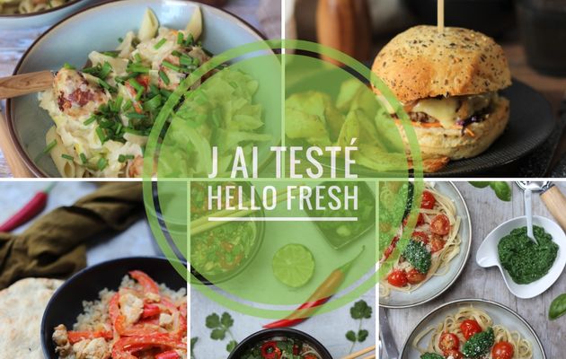 J'AI TESTE HELLO FRESH LE PANIER REPAS A DOMICILE 