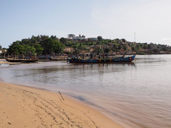 Les pirogues des ghanéens 