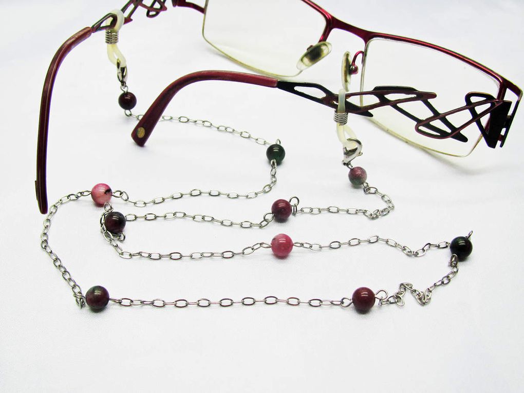 Cordons et chaines de lunettes fantaisie personnalisés