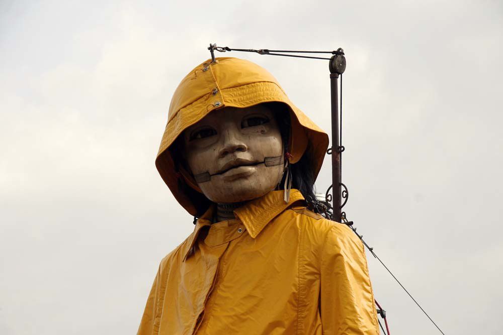 Les géants de Royal de Luxe dans les rues de Nantes 2009