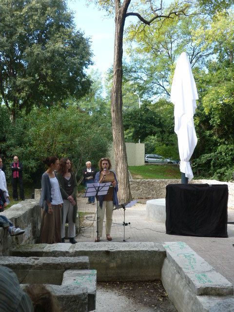 Fête des fées de l'Huveaune, Saint-Loup : inauguration de la fée Manon, 13 octobre 2012