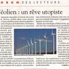 L'éolien : un reve utopiste.