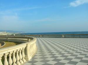 La mer de Toscane et du Nord du Latium