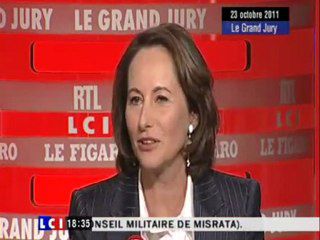 Ségolène Royal était l’invitée du Grand Jury RTL LCI Le Figaro le 23 octobre