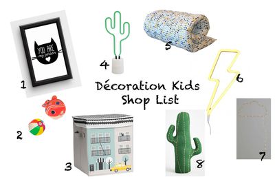 Shop list déco...des idées pour la chambre des Kids #21