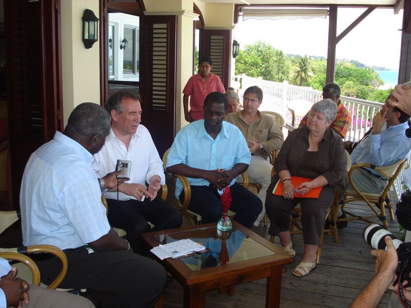 La visite de François Bayrou en Guadeloupe en images...