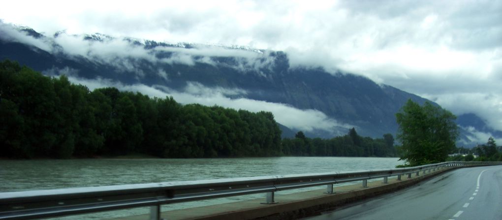 Innsbruck en travaux et sous la pluie