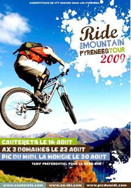 Enduro VTT RIDE THE MOUNTAIN TOUR - CAUTERETS 16 aout 2009