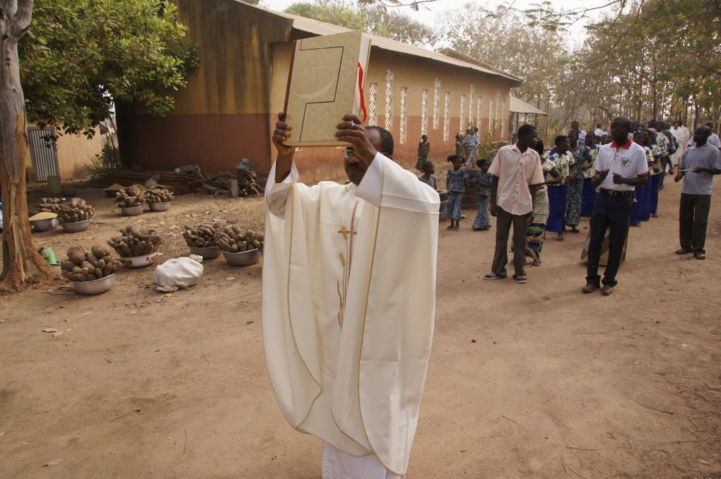 Jubilé d'Argent de la présence SVD au Bénin. La célébration du Jubilé à Bétérou, dans le diocèse de Parakou, nord du Bénin