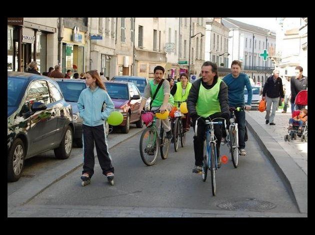 1ère vélorution à Périgueux !