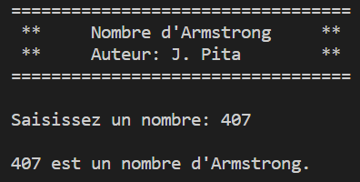 Nombre d'Armstrong (1re variante)
