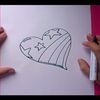 Como dibujar un corazon paso a paso 3