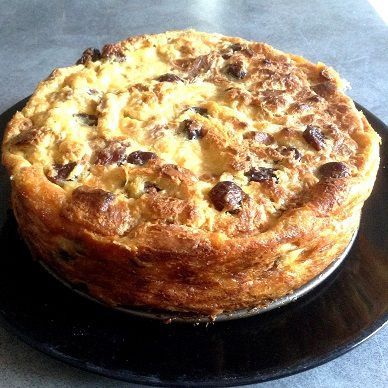 Pudding aux cranberrys et chocolat blanc